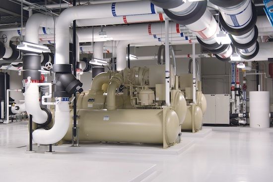 Clean chiller plant
